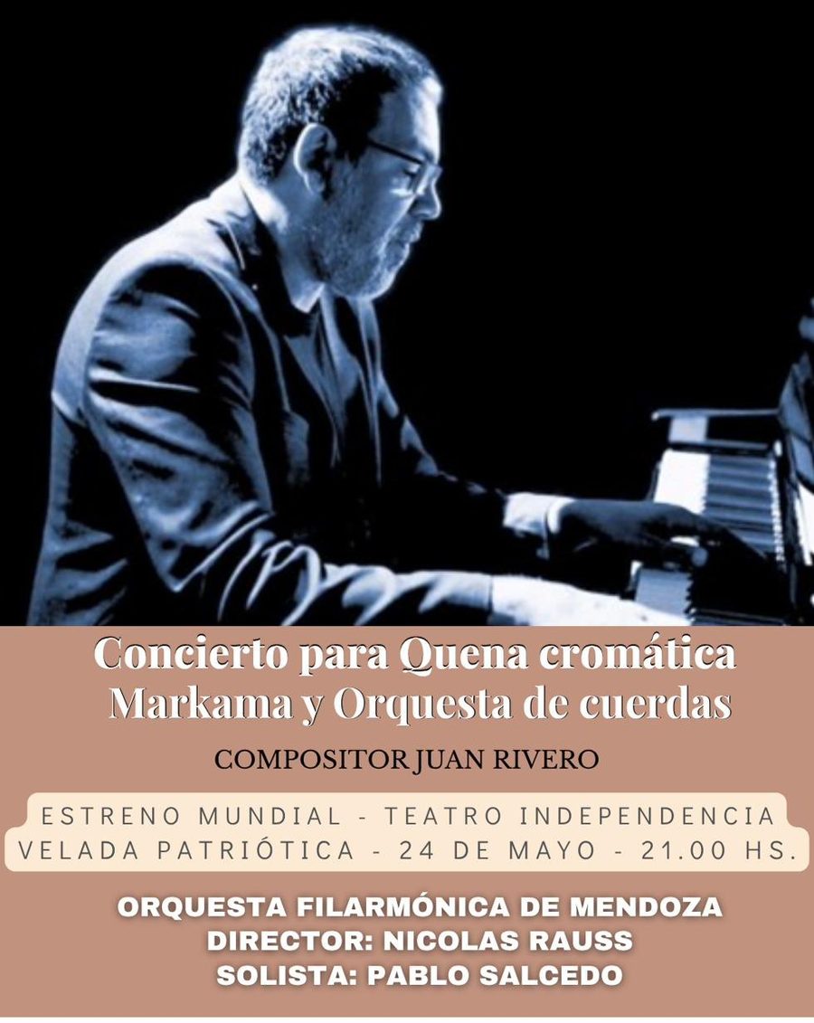 Dossier card: biography of composer Juan Rivero